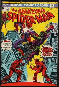 9y0184 SPIDER-MAN #136 comic book Sept 1974 Green Goblin lives again as Harry Osborn by Ross Andru!
