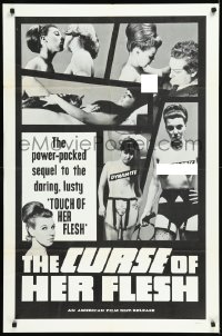 9y1536 CURSE OF HER FLESH 1sh 1968 power-packed sequel to the daring lusty Touch of Her Flesh!