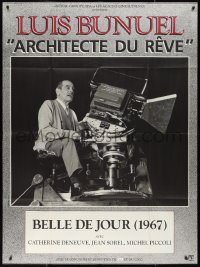 9y1779 BELLE DE JOUR French 1p R1990s great image of director Luis Bunuel behind camera!