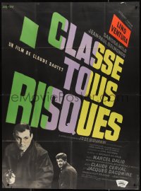 9y1786 BIG RISK style B French 1p 1963 Classe tous risques, Lino Ventura, Jean-Paul Belmondo!