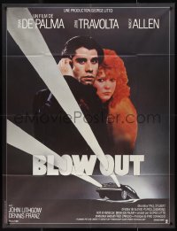 9y1792 BLOW OUT French 1p 1982 John Travolta, Nancy Allen, directed by Brian De Palma, different!