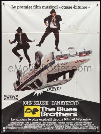 9y1794 BLUES BROTHERS French 1p 1980 John Belushi & Dan Aykroyd are on a mission from God!