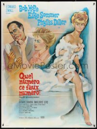 9y1800 BOY DID I GET A WRONG NUMBER French 1p 1967 Bob Hope, Phyllis Diller, naked Elke Sommer art!