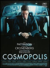 9y1827 COSMOPOLIS French 1p 2012 Robert Pattinson sitting in car, directed by David Cronenberg!