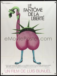 9y2003 PHANTOM OF LIBERTE French 1p 1984 Luis Bunuel, outrageous erotic Statue of Liberty art!