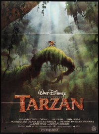 9y2060 TARZAN French 1p 1999 Walt Disney jungle cartoon, from Edgar Rice Burroughs story!