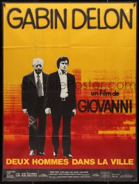 9y2085 TWO MEN IN TOWN French 1p 1973 Deux hommes dans la ville, Alain Delon & Jean Gabin by Landi!