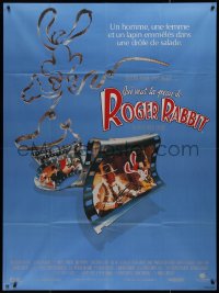 9y2102 WHO FRAMED ROGER RABBIT French 1p 1988 Robert Zemeckis, Bob Hoskins, cartoon/live action!