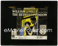9y0426 BEDROOM WINDOW glass slide 1924 May McAvoy, Ricardo Cortez, directed by William C. DeMille!