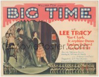 9y0589 BIG TIME TC 1929 Lee Tracy & sexy Mae Clarke performing on Broadway theater stage, rare!