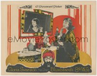 9y0694 BLUEBEARD'S 8th WIFE LC 1923 Gloria Swanson at vanity applying perfume, cool border art, rare!