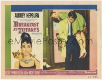 9y0579 BREAKFAST AT TIFFANY'S LC #1 1961 George Peppard carries Audrey Hepburn over his shoulder!