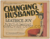 9y0591 CHANGING HUSBANDS TC 1925 Leatrice Joy in a dual role, supervised by Cecil B. DeMille, rare!