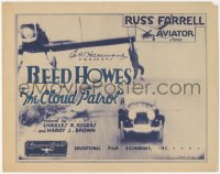 9y0593 CLOUD PATROL TC 1929 great image of stuntman Reed Howes jumping from car to airplane!