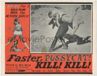 9y0724 FASTER, PUSSYCAT! KILL! KILL! LC 1965 Russ Meyer, Tura Satana, sexy superwomen!