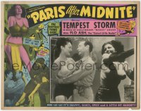9y0791 PARIS AFTER MIDNIGHT LC 1951 sexy stripper Tempest Storm & Flo Ash, The Cutest Little Nudist!