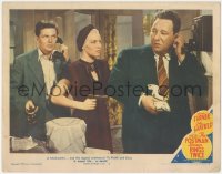 9y0797 POSTMAN ALWAYS RINGS TWICE LC #7 1946 John Garfield watches Lana Turner hold gun on Alan Reed