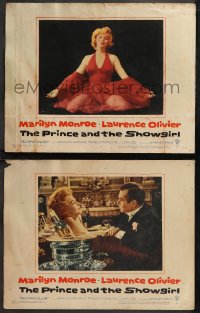 9y1088 PRINCE & THE SHOWGIRL 2 LCs 1957 wonderful images of sexiest Marilyn Monroe & Laurence Olivier