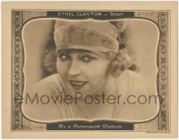 9y0822 SHAM LC 1921 super close up of flapper Ethel Clayton in cool Roaring Twenties outfit, rare!