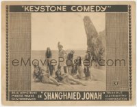 9y0652 SHANGHAIED JONAH TC 1917 Billy Armstrong on island with Mack Sennett Bathing Beauties, rare!