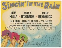 9y0653 SINGIN' IN THE RAIN TC 1952 Gene Kelly, Donald O'Connor & Debbie Reynolds, classic!