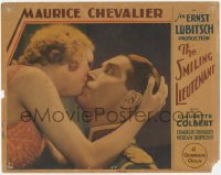 9y0831 SMILING LIEUTENANT LC 1931 Maurice Chevalier surprised by Hopkins' kiss, Ernst Lubitsch, rare!