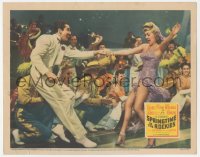 9y0844 SPRINGTIME IN THE ROCKIES LC 1942 great image of sexy Betty Grable dancing w/ Cesar Romero!