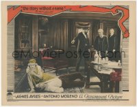 9y0846 STORY WITHOUT A NAME LC 1924 Agnes Ayres & unconscious inventor Antonio Moreno, ultra rare!