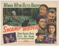 9y0663 SWAMP WATER TC 1941 Jean Renoir, art of top stars by the sinister mysterious swamp!