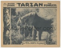 9y0859 TARZAN THE FEARLESS chapter 10 LC 1933 elephant holds unconscious Buster Crabbe, Death Plunge!