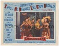 9y0866 THERE'S NO BUSINESS LIKE SHOW BUSINESS LC #8 1954 Marilyn Monroe & top cast in costume!