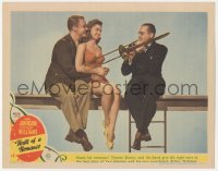 9y0869 THRILL OF A ROMANCE LC #8 1945 Tommy Dorsey with Van Johnson & sexy swimmer Esther Williams!