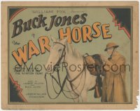 9y0673 WAR HORSE TC 1927 great art of smoking WWI soldier Buck Jones & his horse Silver, ultra rare!