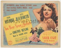9y0675 YOU WERE NEVER LOVELIER TC 1942 sexiest Rita Hayworth close up & dancing with Fred Astaire!