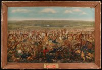 9y0309 BUDWEISER self-framed print 1952 great western cowboy art of Custer's Last Fight!