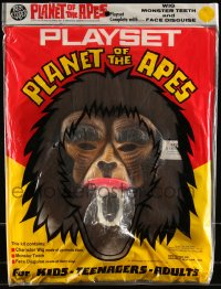 9y0340 PLANET OF THE APES costume 1974 Charlton Heston, classic sci-fi, Ben Cooper play set!