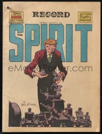 9y0067 SPIRIT Sunday newspaper comic section August 6, 1944 great art by Will Eisner!