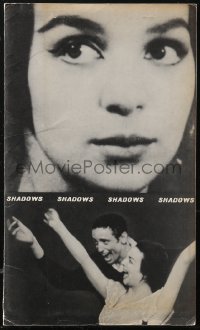9y0550 SHADOWS pressbook 1961 John Cassavetes beatnik counter-culture movie, very rare!