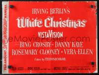 9y0565 WHITE CHRISTMAS pressbook 1954 Bing Crosby, Danny Kaye, Clooney, Vera-Ellen, musical classic!