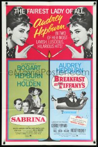 9y1688 SABRINA /BREAKFAST AT TIFFANY'S 1sh 1965 Audrey Hepburn is the fairest lady of them all!