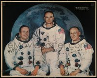 9y0301 APOLLO 11 16x20 special poster 1969 portrait of Armstrong Aldrin, Collins, NASA moon landing!