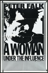 9y1753 WOMAN UNDER THE INFLUENCE 1sh 1974 John Cassavetes, close-up of Peter Falk!