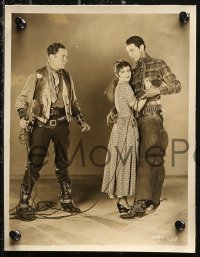 9y1432 ARIZONA BOUND 3 8x10 key book stills 1927 portraits of young Gary Cooper, Jewell & horse!