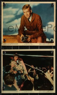 9y1405 SPIRIT OF ST. LOUIS 8 color 8x10 stills 1957 James Stewart as Charles Lindbergh, Billy Wilder!