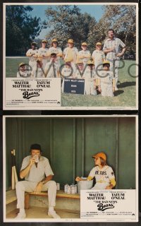 9y1006 BAD NEWS BEARS 7 LCs 1976 Walter Matthau, Tatum O'Neal, Jackie Earle Haley, baseball!