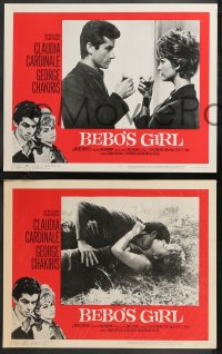 9y0921 BEBO'S GIRL 8 LCs 1964 great images of sexy Claudia Cardinale & George Chakiris!