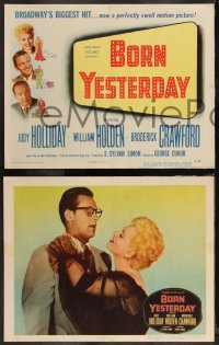 9y0927 BORN YESTERDAY 8 LCs 1951 sexy Judy Holliday, William Holden, Broderick Crawford
