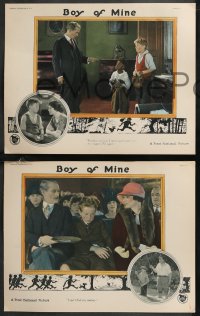 9y1048 BOY OF MINE 3 LCs 1923 Booth Tarkington, images of banker's son & Eugene Pineapple Jackson!