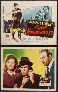 9y0931 CALL NORTHSIDE 777 8 LCs 1948 cool images of James Stewart, Conte, Lee J. Cobb!