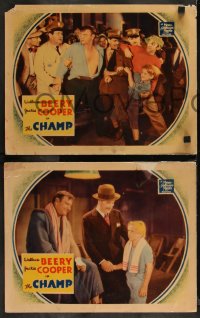 9y1050 CHAMP 3 LCs 1931 boxer Wallace Beery, Jackie Cooper, King Vidor classic boxing epic!